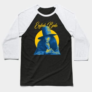 Baduizm Erykah Badu Light Blue Baseball T-Shirt